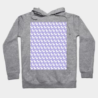 Chihuahua silhouette print (mini) lilac 2 Hoodie